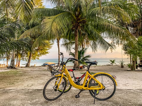 велосипеды в прокат остров Бесар малайзия